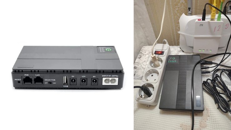 ИБП (UPS) для Wi-Fi-роутера DC1018P ИБП (UPS) для Wi-Fi-роутера DC1018P 10400 мА·ч 36 Вт