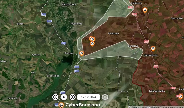 бои под Купянском карта