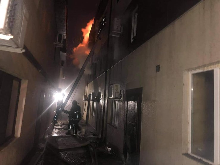 пожар, отель, одесса, Arcadia Apartments