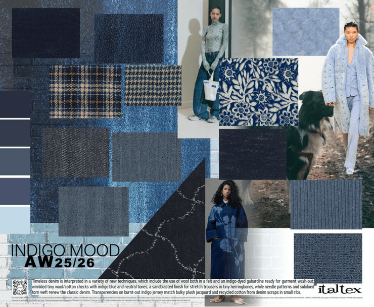 трендовый цвет индиго