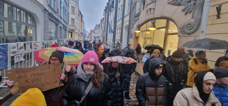 таллінн, навальний, мітинг