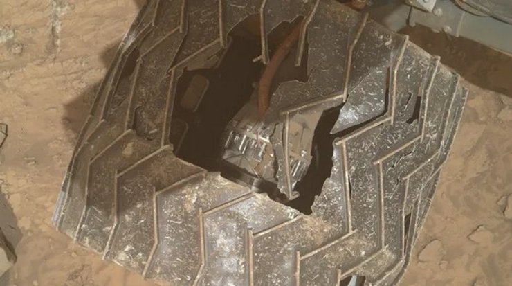 марсоход Curiosity колесо