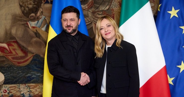 володимир зеленський джорджія мелоні