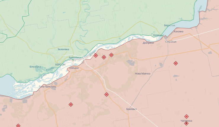 Херсонская область, устье Днепра