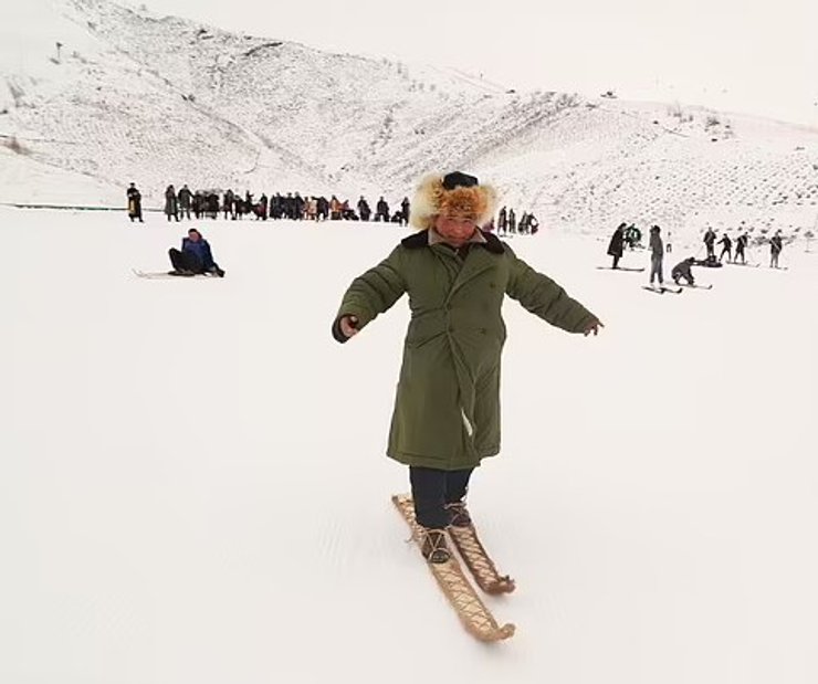 Лижы, древние лыжи, Китай