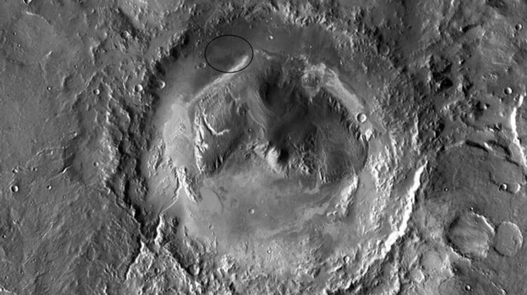 Марс кратер Гейл