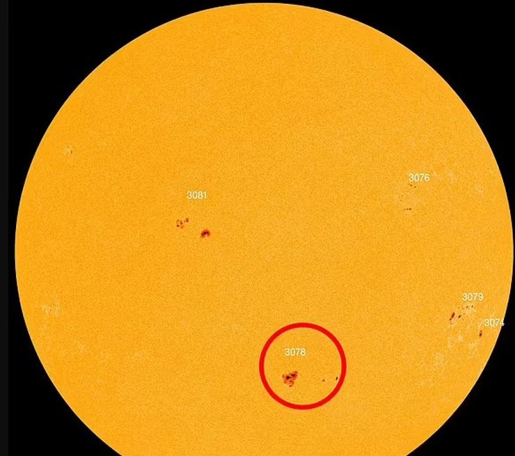 пятно, Солнце