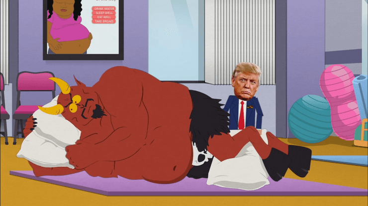 "Южный парк", Дональд Трамп, Трамп в "Южном парке", Трамп и Сатана