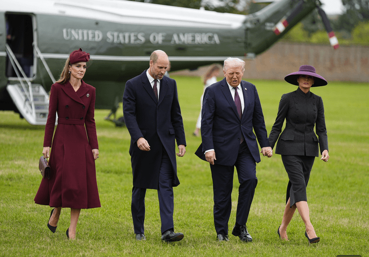 трамп кейт міддлтон принц вільям меланія