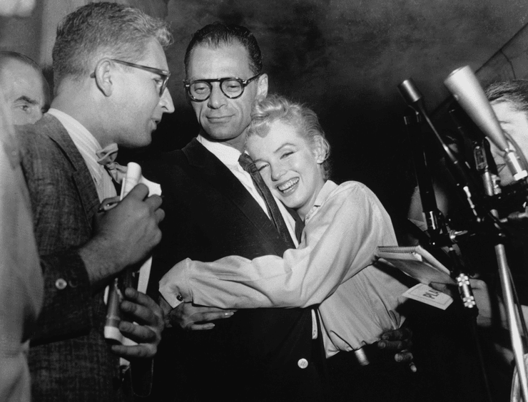 Артур Миллер и Мэрилин Монро