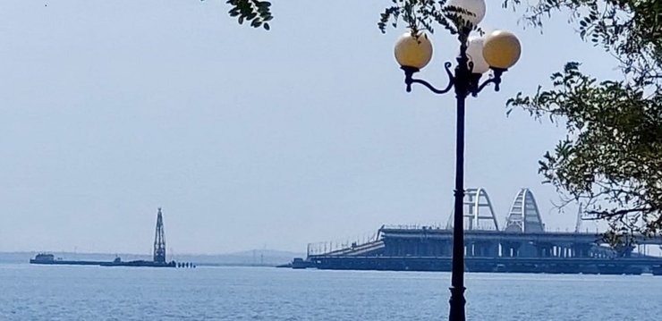Мост в оккупированном Крыму