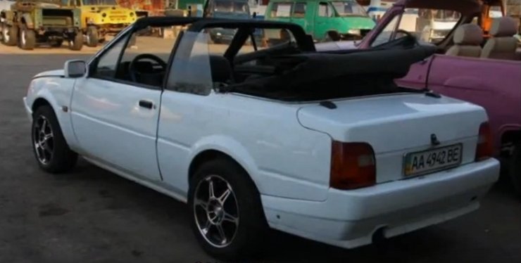 кабриолет Таврия, тюнинг Таврии, тюнинг заз, тюнинг ЗАЗ-1102,  Заз-1102 Таврия, электромобиль Таврия, спорткар таврия