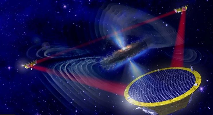 детектор гравитационных волн LISA