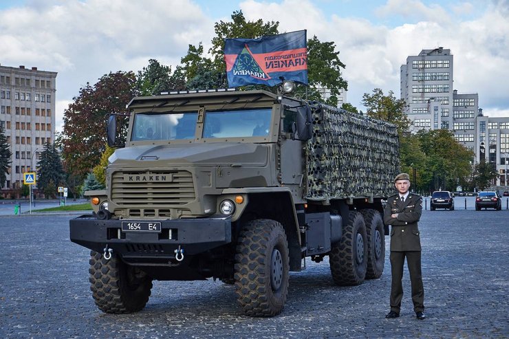 Бронемашина "Торнадо-У", бронированный автомобиль, трофейная техника