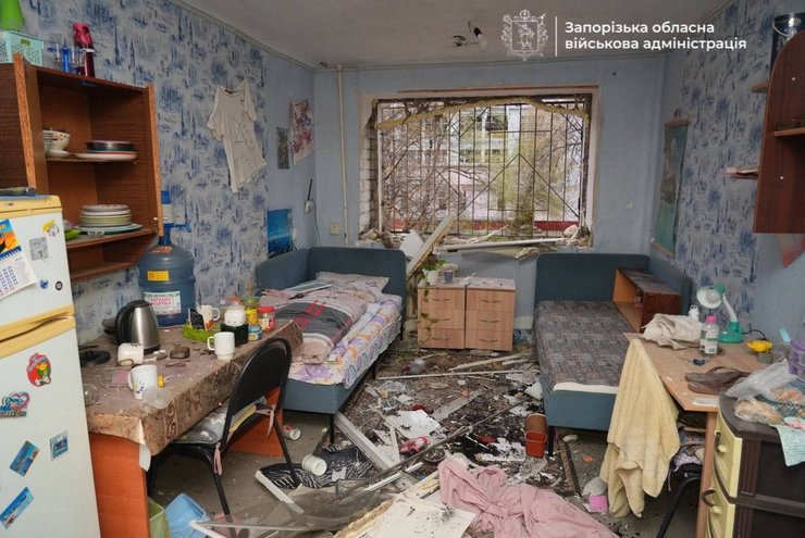 запорожье обстрел 11 ноября