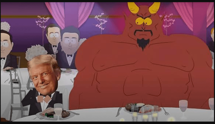 "Южный парк", Дональд Трамп, Трамп в "Южном парке", Трамп и Сатана