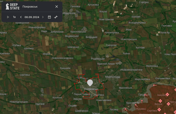 Карта бойових дій