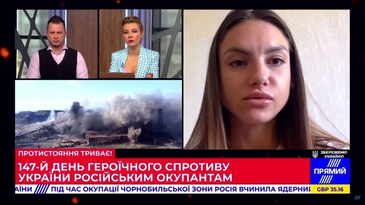 Ашифина комментирует плен мужа украинскому телеканалу