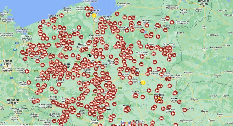 протесты фермеров, блокирование границы, Польша