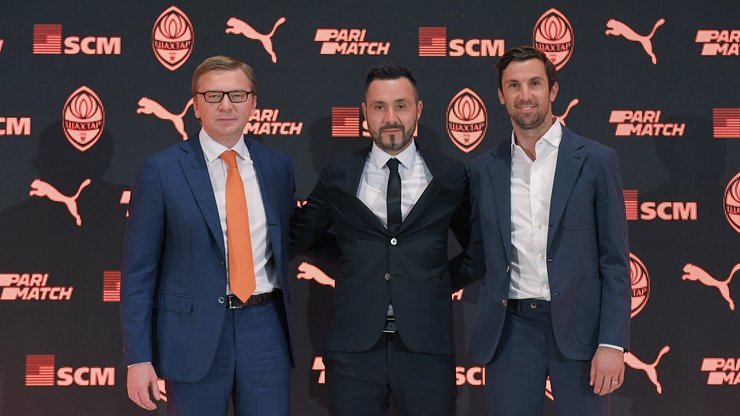 Сергей Палкин, Роберто Де Дзерби, Дарио Срна, "Шахтер"