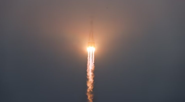 Ракета, полет, старт, Байконур