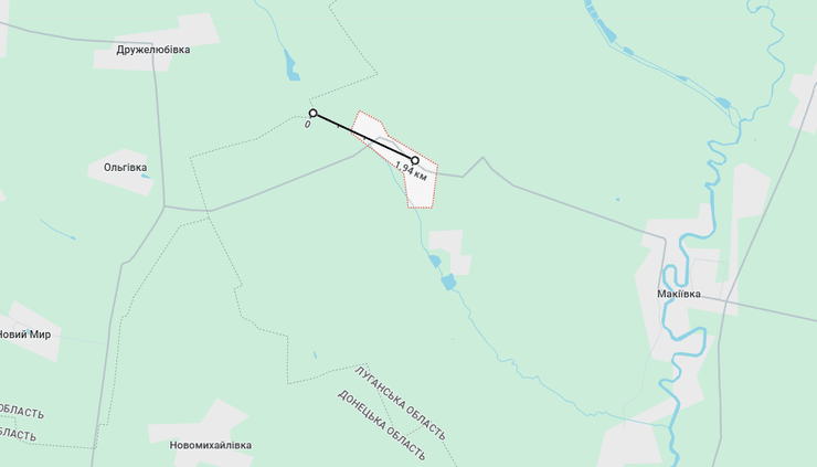 Расстояние от Грековки до Харьковской области