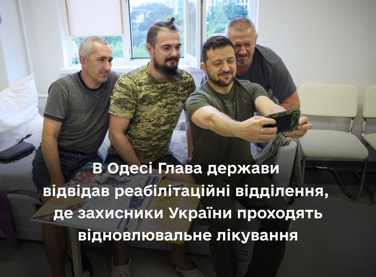 Владимир Зеленский, Одесса, военные, больница