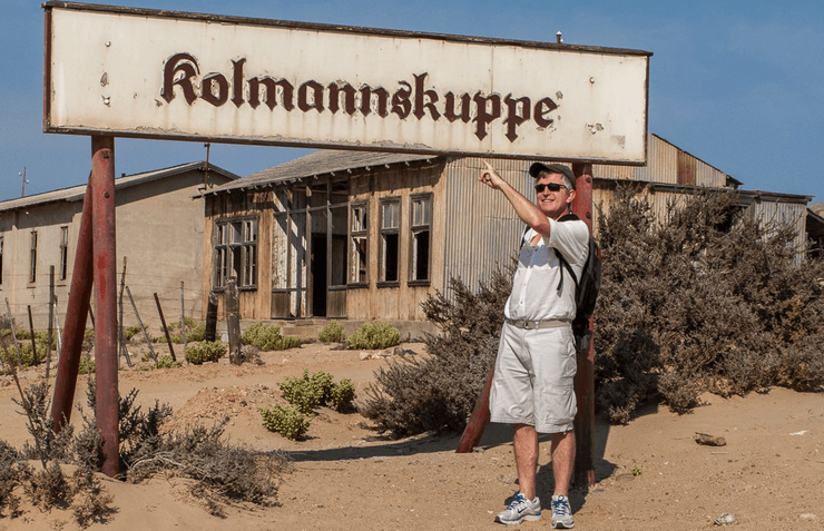 місто Колманскоп, покинуте місто, місто в пустелі, засипало піском, засипає будинки піском, знайшли алмази, покинули місто