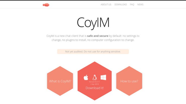 CoyIM, мессенджер