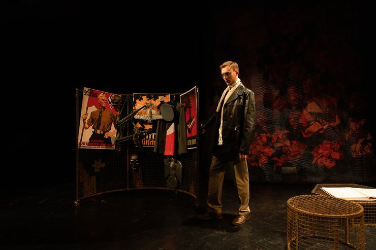 Дмитро Олійник, Юлія Шаповал, Олег Стефан, Маленький принц, спектакль намалюй мені літак, спектакль Михайла Урицького, Ерік-Емманюель Шмітт, Намалюй мені літак, театр на лівому березі