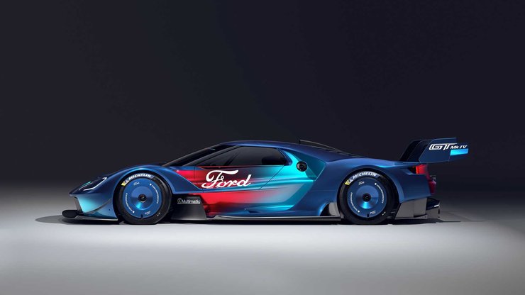 Новый Ford GT Mk IV, Ford GT Mk IV, Ford GT Mk IV 2023, Ford GT, новый Ford GT, суперкар Ford GT