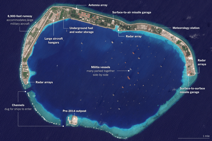 военные базы Китая