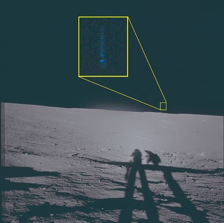 НЛО Місяць Довжина 5,5 кілометрів: на знімку NASA з Місяця помітили можливий корабель інопланетян
