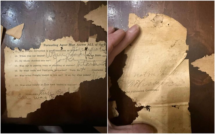 Находки в старом доме, женщина нашла исторические бумажки под полом на чердаке, курьезы, интересные вещи