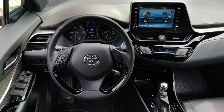 Toyota C-HR салон, фото, тест-драйв
