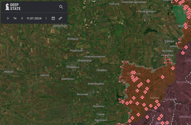 Карта бойових дій