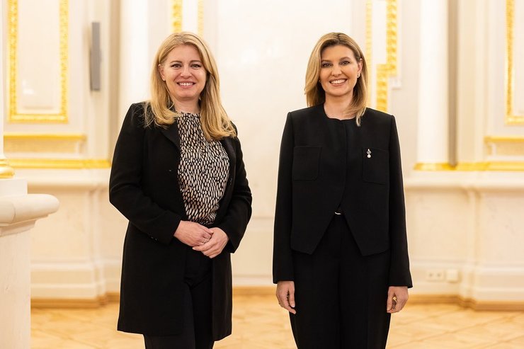 Первая леди Украины поблагодарила Зузану Чапутову за поддержку