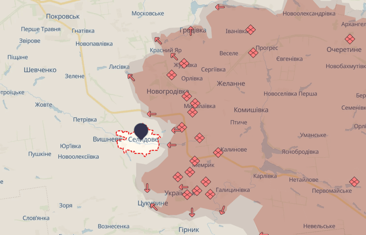 селтдове, селидове бої, селидове бойові дії