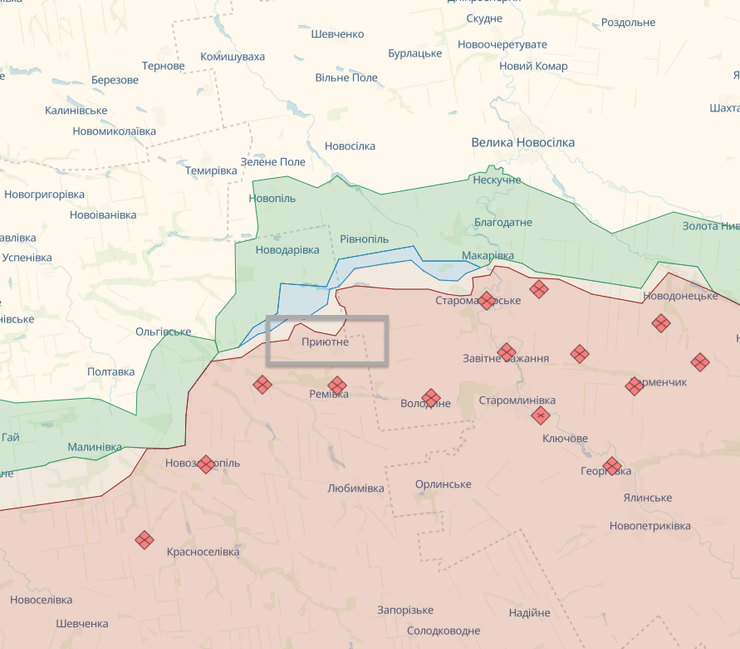 карта контрнаступления