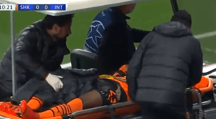 Форвард "Шахтера" Лассина Траоре получил серьезную травму в матче с "Интером"