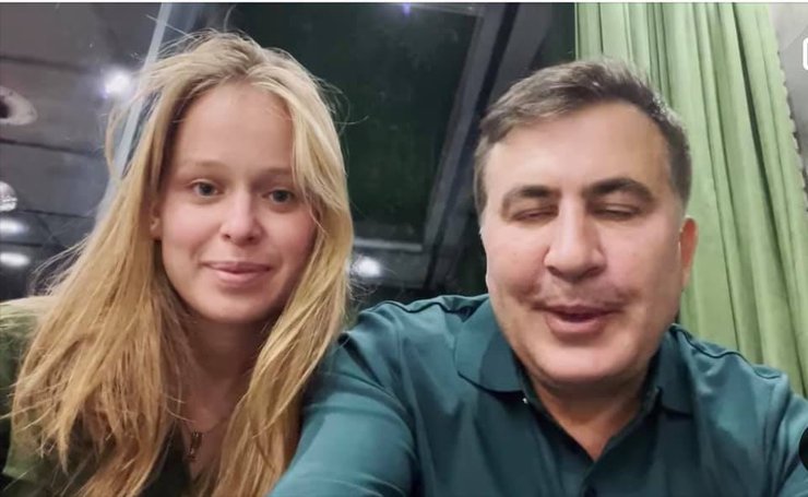 Міхеїл Саакашвілі і Ліза Ясько