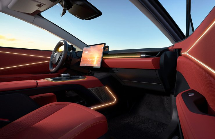 салон Toyota bZ3C, Toyota bZ3, Toyota bZ, електромобіль Toyota, кросовер Toyota