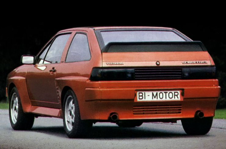 двухмоторное авто, Volkswagen Scirocco Bi-Motor, Volkswagen Scirocco, двухмоторное авто