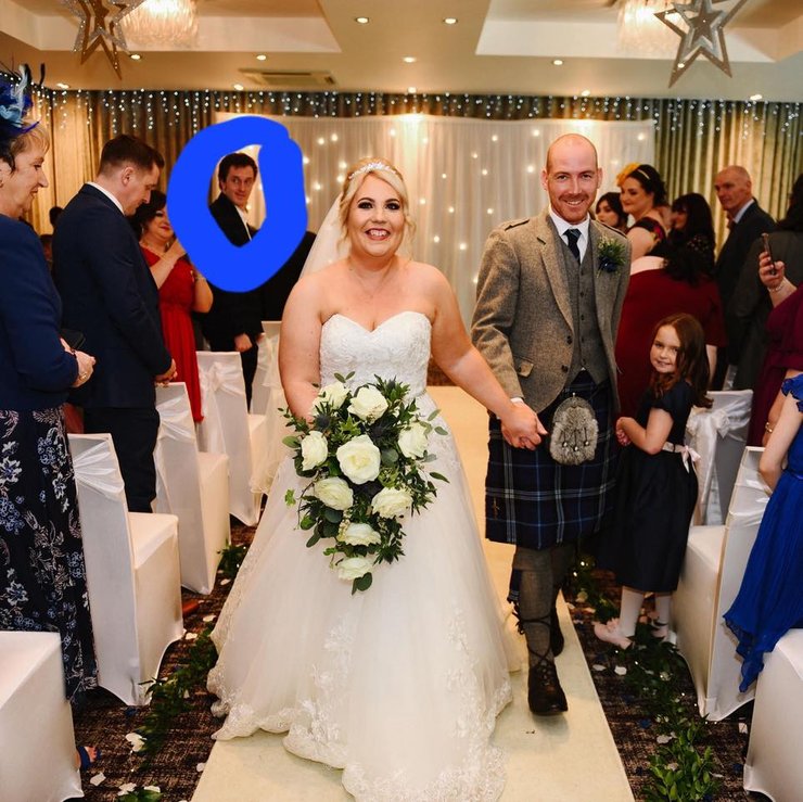 Чоловік весілля гість