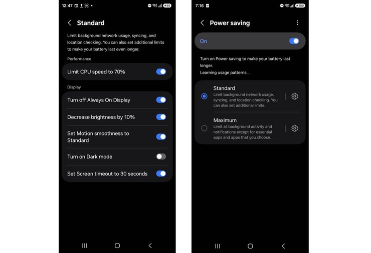 samsung смартфони one ui 8.5 налаштування режиму енергозбереження