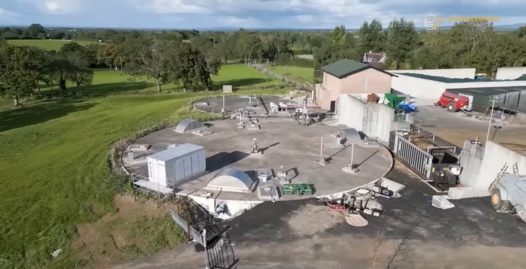 анаэробная переработка, навоз, метан, электричество