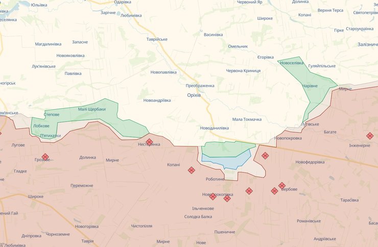 карта боев в украине, Контрнаступление ВСУ, карта боевых действий,