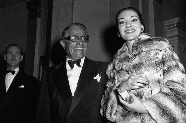 Аристотель Онассис и Мария Каллас