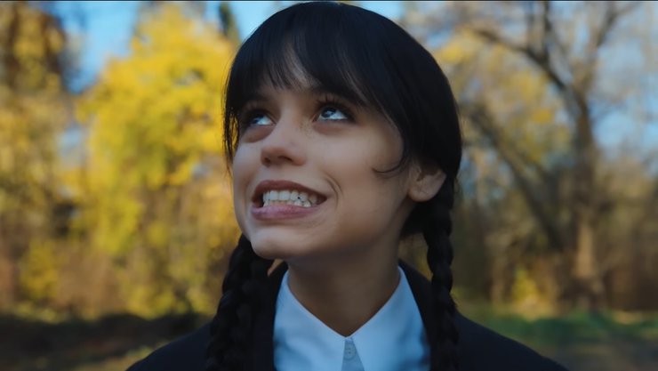 Кадр из сериала "Уэнздей"