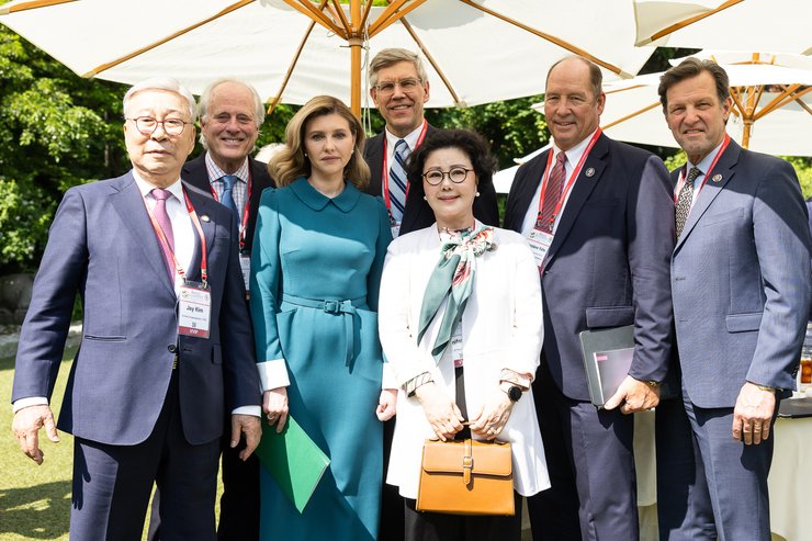 Олена Зеленська, Юн Сок Йоль, Борис Джонсон